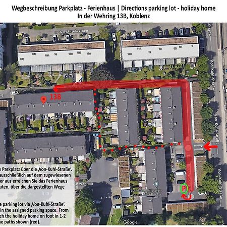 Geraeumiges Ferienhaus In Koblenz Koblenz  Dış mekan fotoğraf